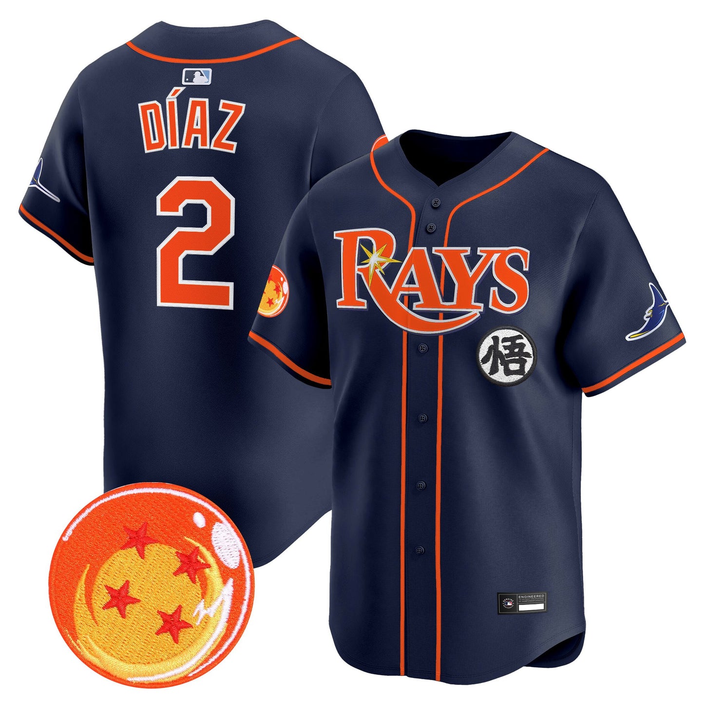 Tampa Bay Rays x DB Vapor Premier Limited Jersey - All Stitched