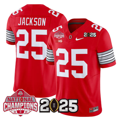 Ohio State Buckeyes 2026 "Tunnel Vision" National Champions Patch Vapor Limited Jersey - All Stitched