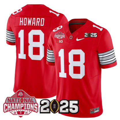 Ohio State Buckeyes 2026 "Tunnel Vision" National Champions Patch Vapor Limited Jersey - All Stitched