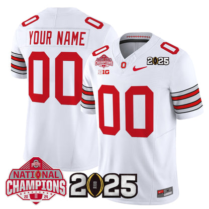 Ohio State Buckeyes 2026 "Tunnel Vision" National Champions Patch Vapor Limited Custom Jersey - All Stitched