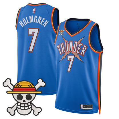 Oklahoma City Thunder x One Piece Swingman Jersey- Stitched