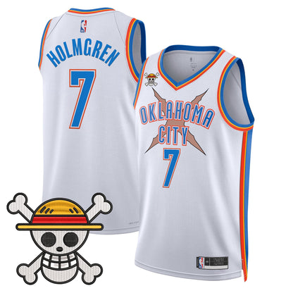 Oklahoma City Thunder x One Piece Swingman Jersey- Stitched
