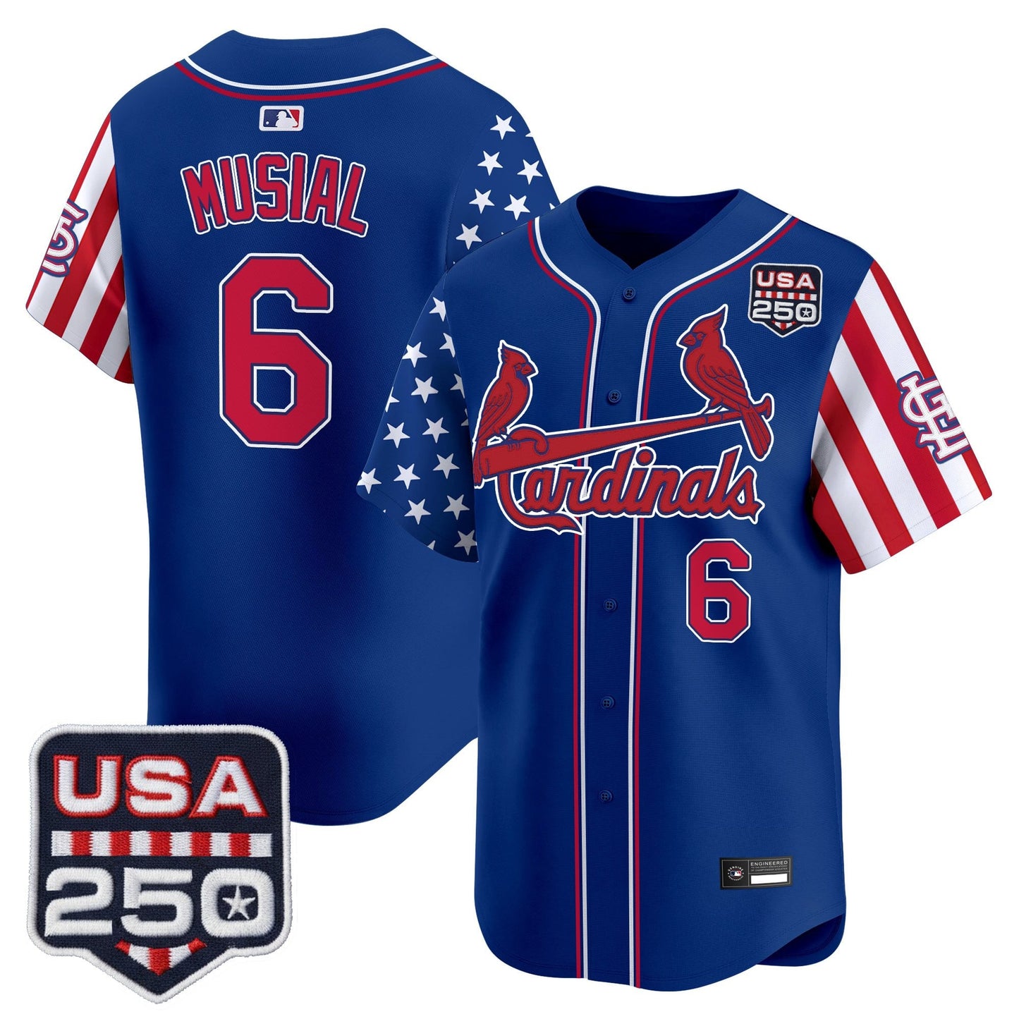 St. Louis Cardinals "America 250 Edition" Vapor Premier Limited Jersey - All Stitched