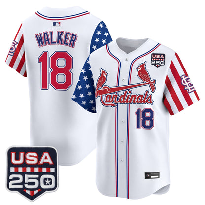 St. Louis Cardinals "America 250 Edition" Vapor Premier Limited Jersey - All Stitched