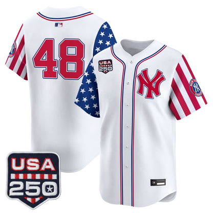 Yankees "America250 Edition" Vapor Premier Limited Jersey V2 - All Stitched