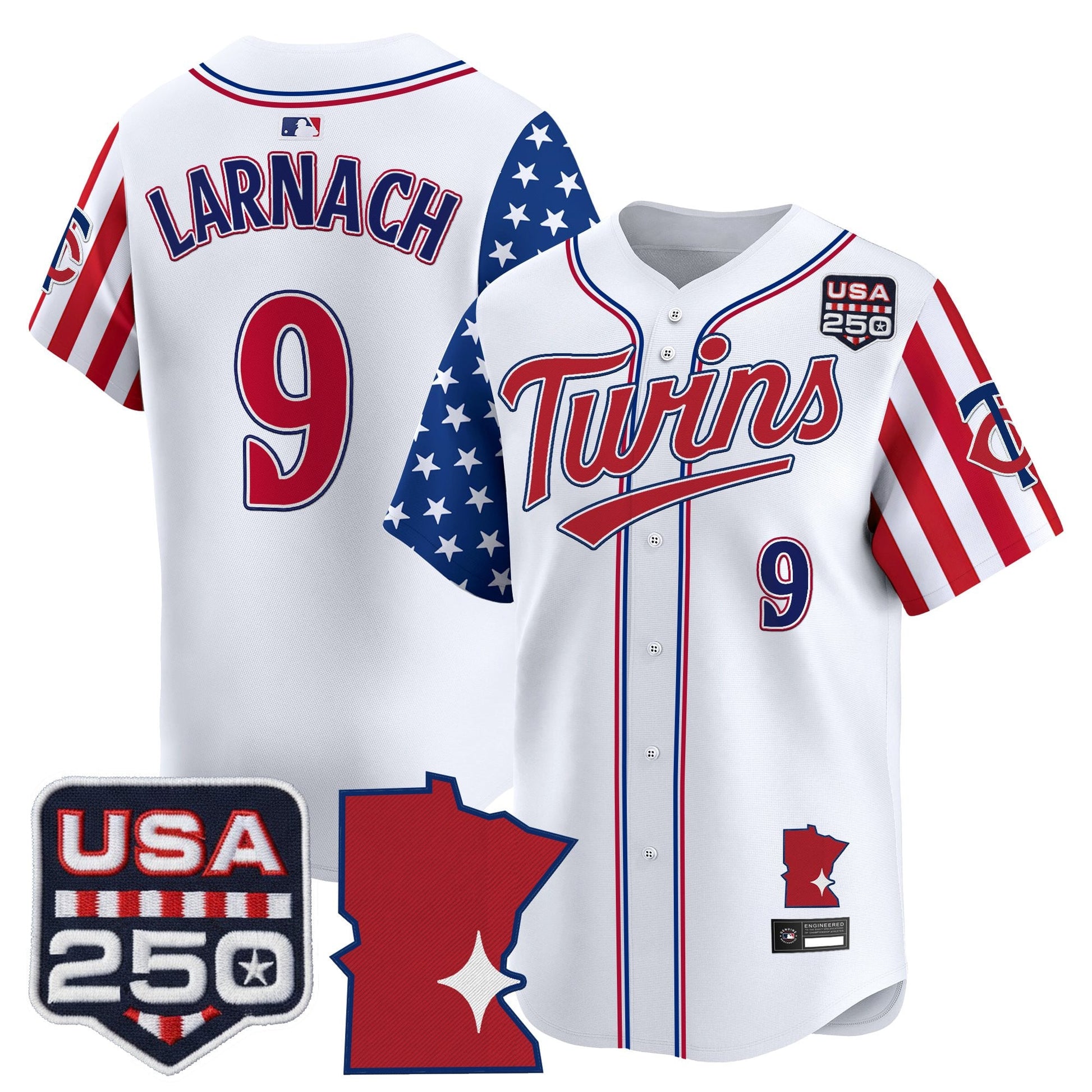 Minnesota Twins "America 250 Edition" Vapor Premier Limited Jersey - All Stitched