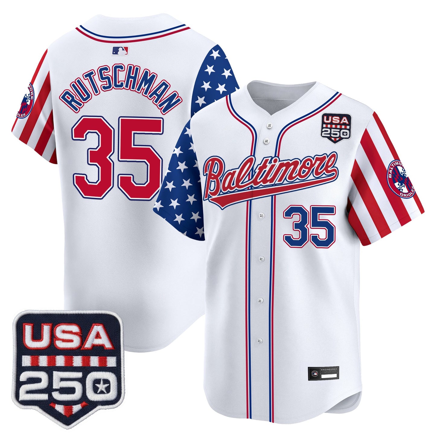 Baltimore Orioles "America 250 Edition" Vapor Premier Limited Jersey - All Stitched