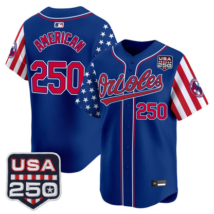 Baltimore Orioles "America 250 Edition" Vapor Premier Limited Jersey - All Stitched