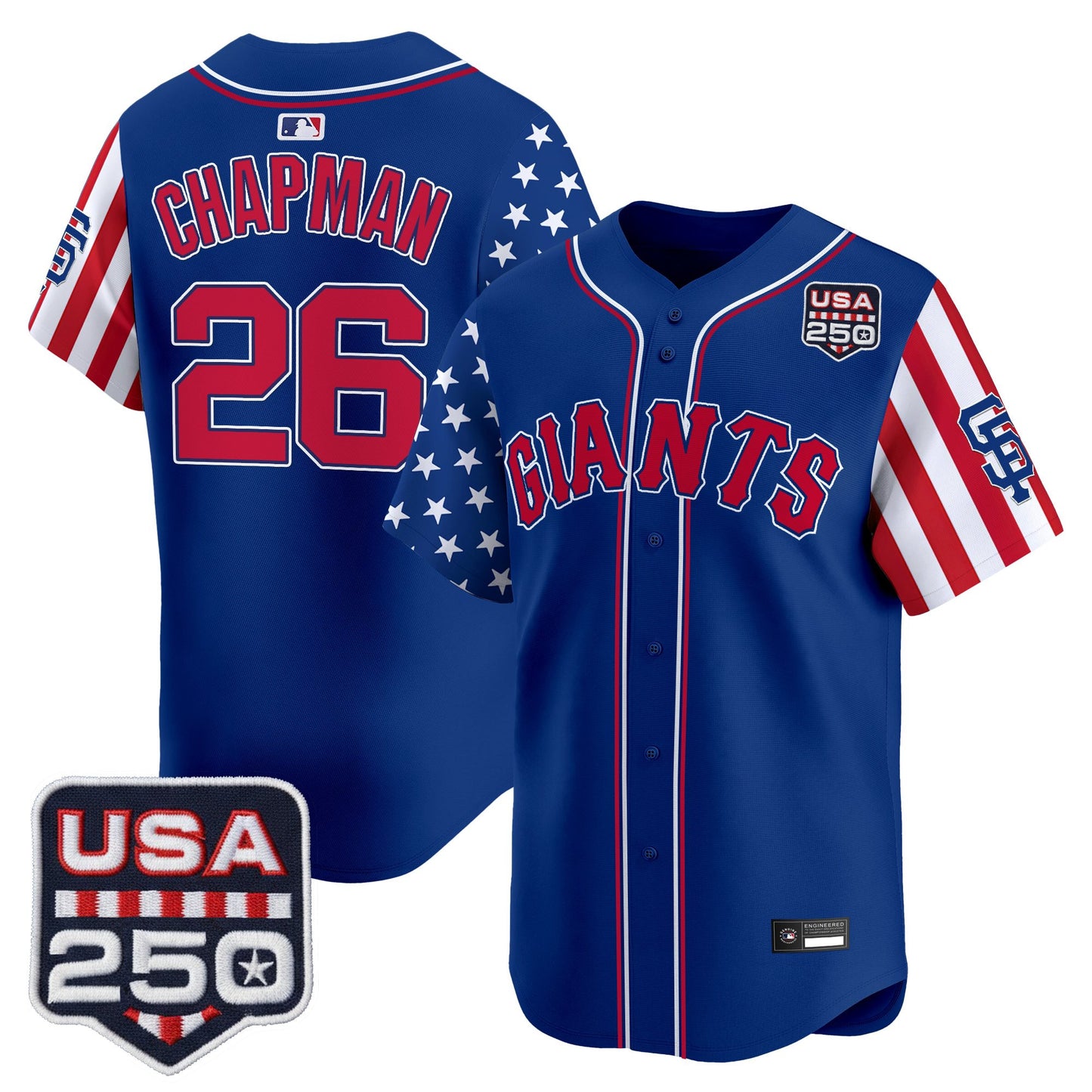 San Francisco Giants "America 250 Edition" Vapor Premier Limited Jersey - All Stitched