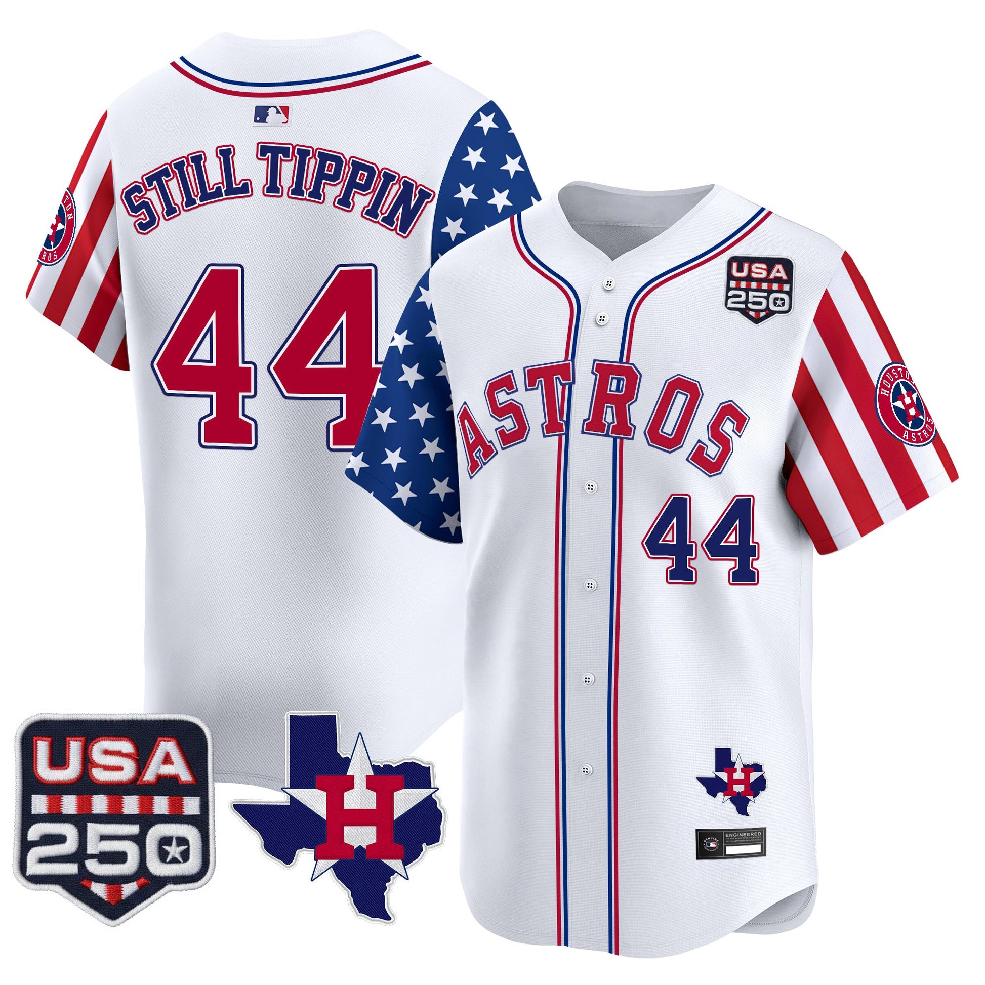 Houston Astros "America 250 Edition" Vapor Premier Limited Jersey - All Stitched