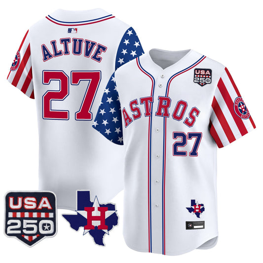 Houston Astros "America 250 Edition" Vapor Premier Limited Jersey - All Stitched