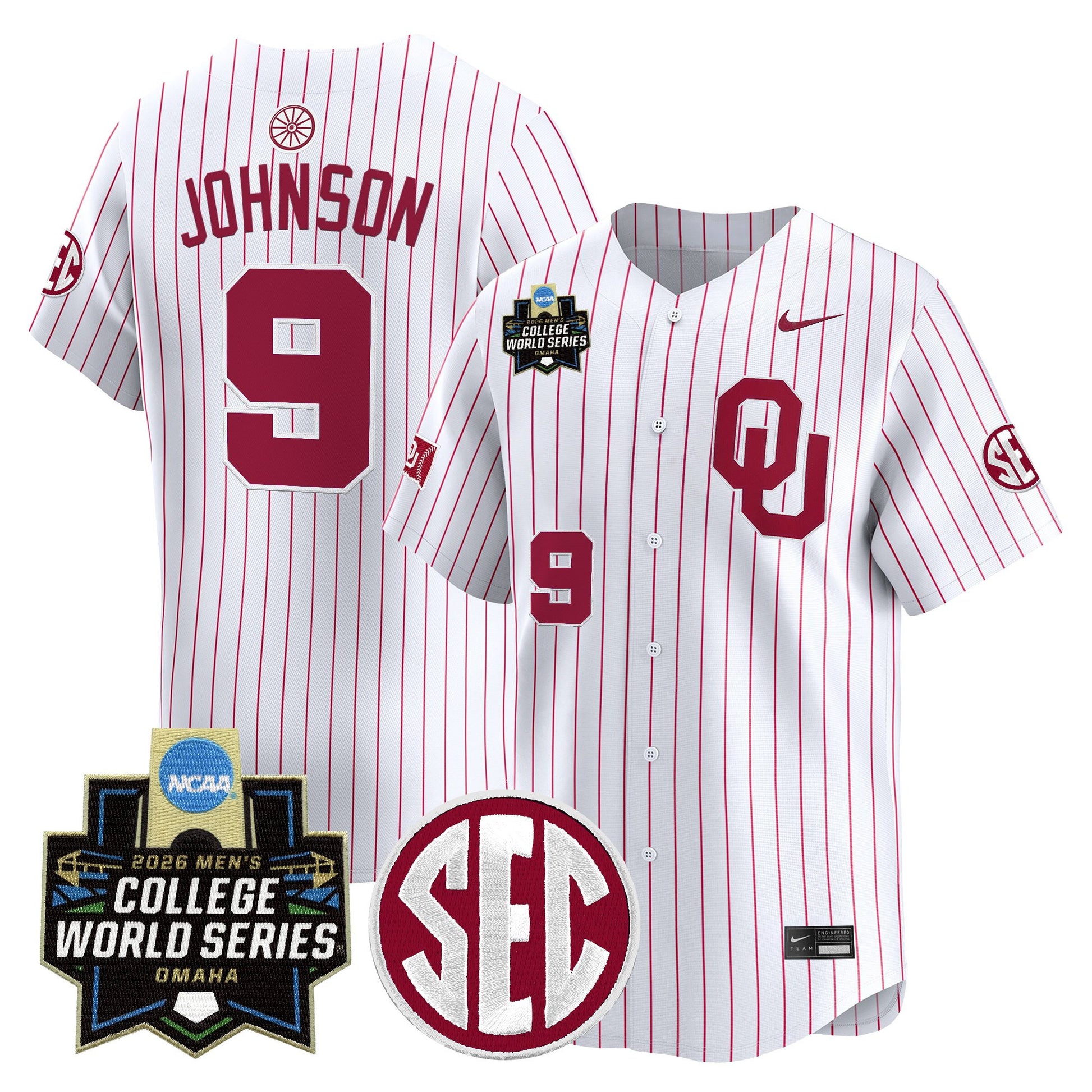 Oklahoma Sooners 2026 World Series Vapor Premier Limited Jersey - All Stitched
