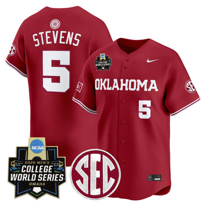 Oklahoma Sooners 2026 World Series Vapor Premier Limited Jersey - All Stitched