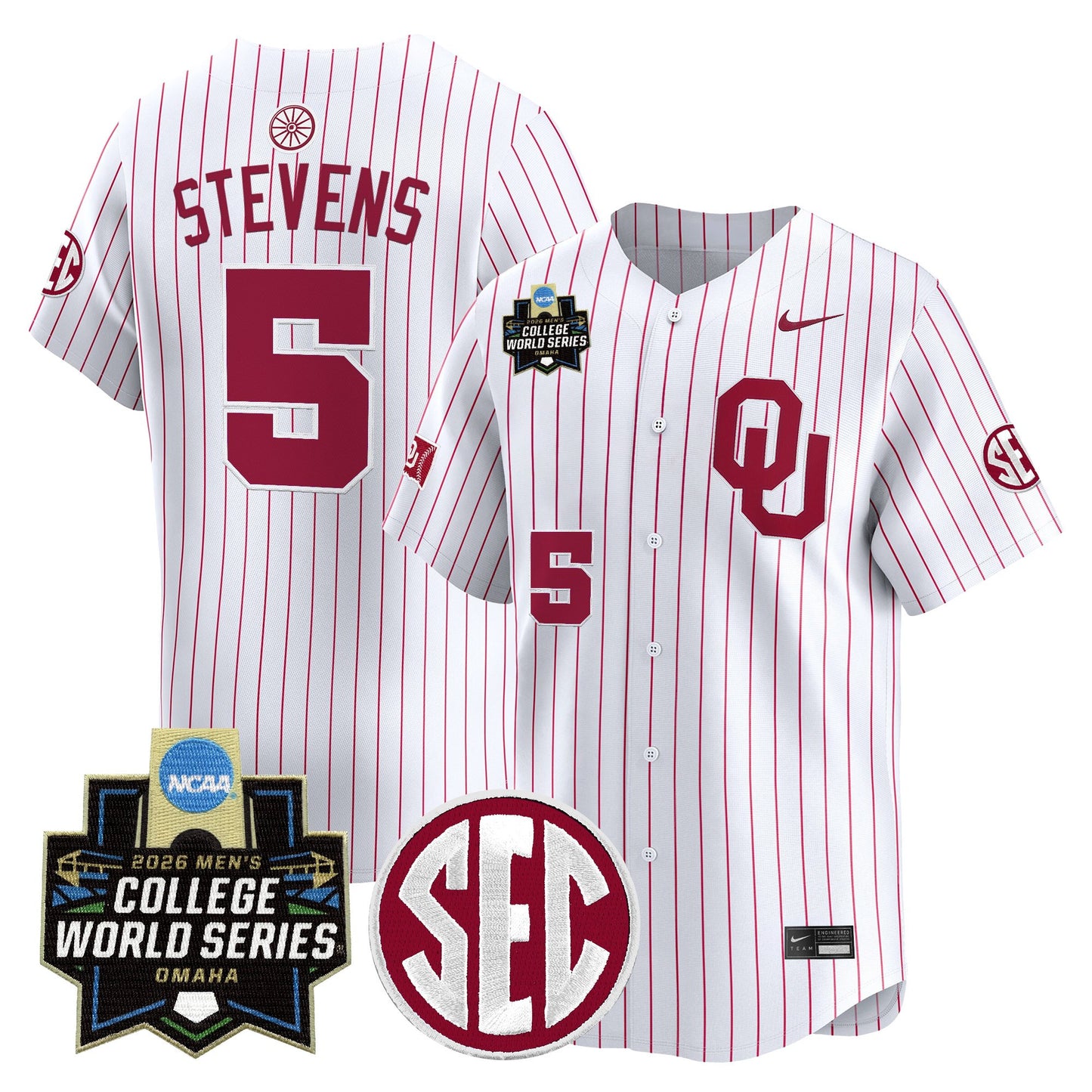 Oklahoma Sooners 2026 World Series Vapor Premier Limited Jersey - All Stitched