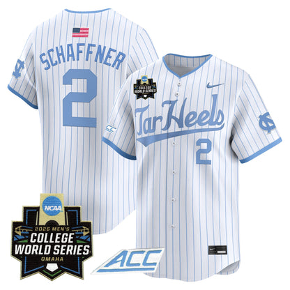 North Carolina Tar Heels 2026 World Series Vapor Premier Limited Jersey - All Stitched