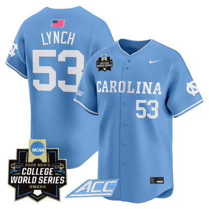 North Carolina Tar Heels 2026 World Series Vapor Premier Limited Jersey - All Stitched