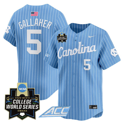 North Carolina Tar Heels 2026 World Series Vapor Premier Limited Jersey - All Stitched