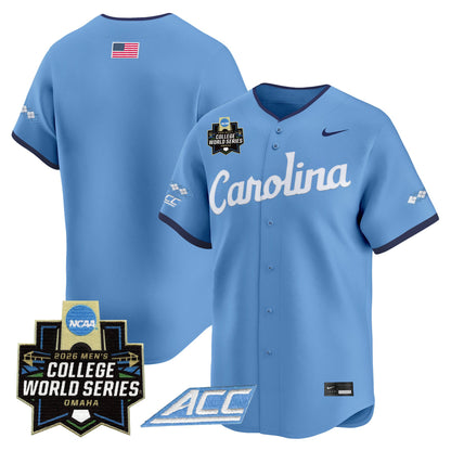 North Carolina Tar Heels 2026 World Series Vapor Premier Limited Jersey - All Stitched