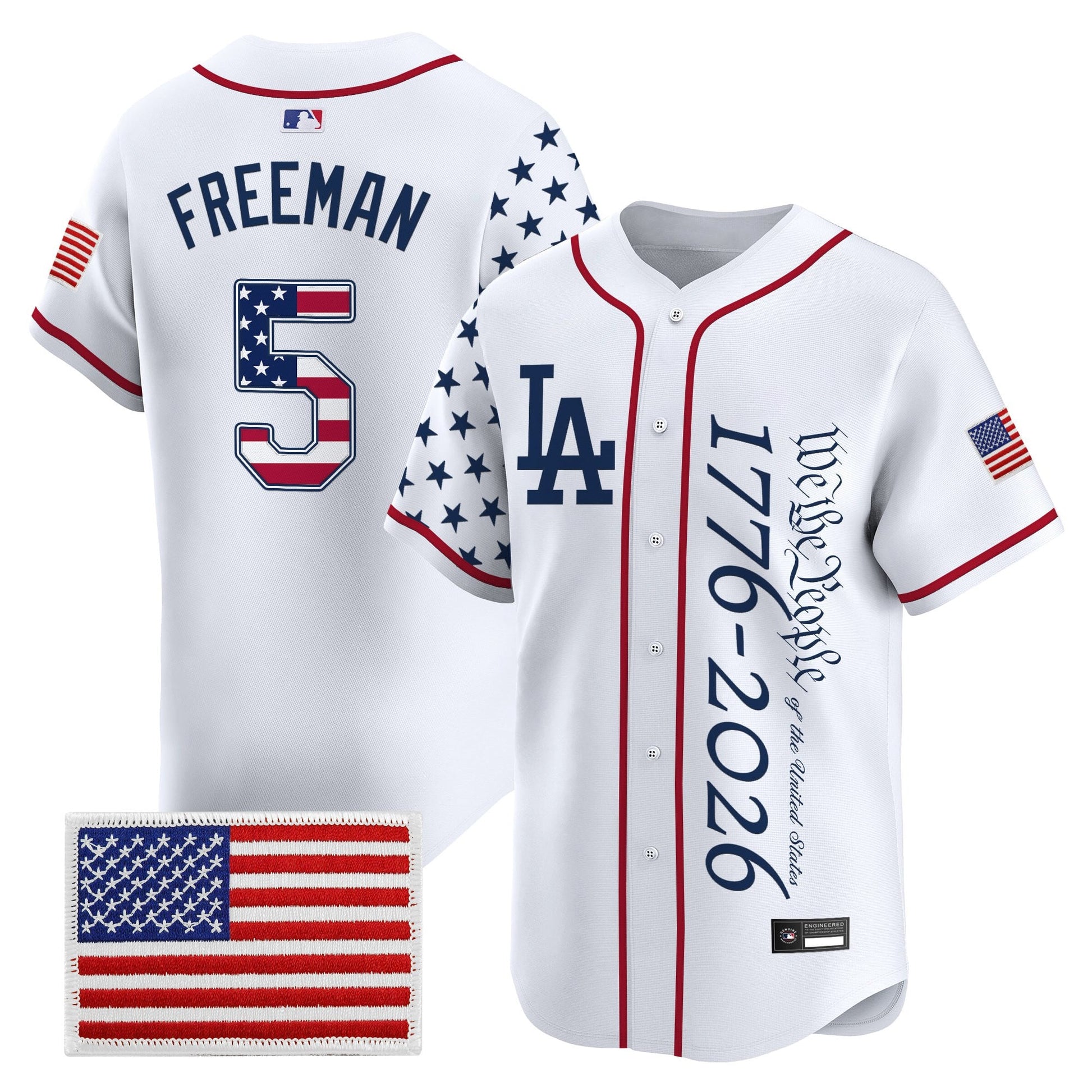 Los Angeles Dodgers "America 250 Edition" Vapor Premier Limited Jersey V2 - Stitched