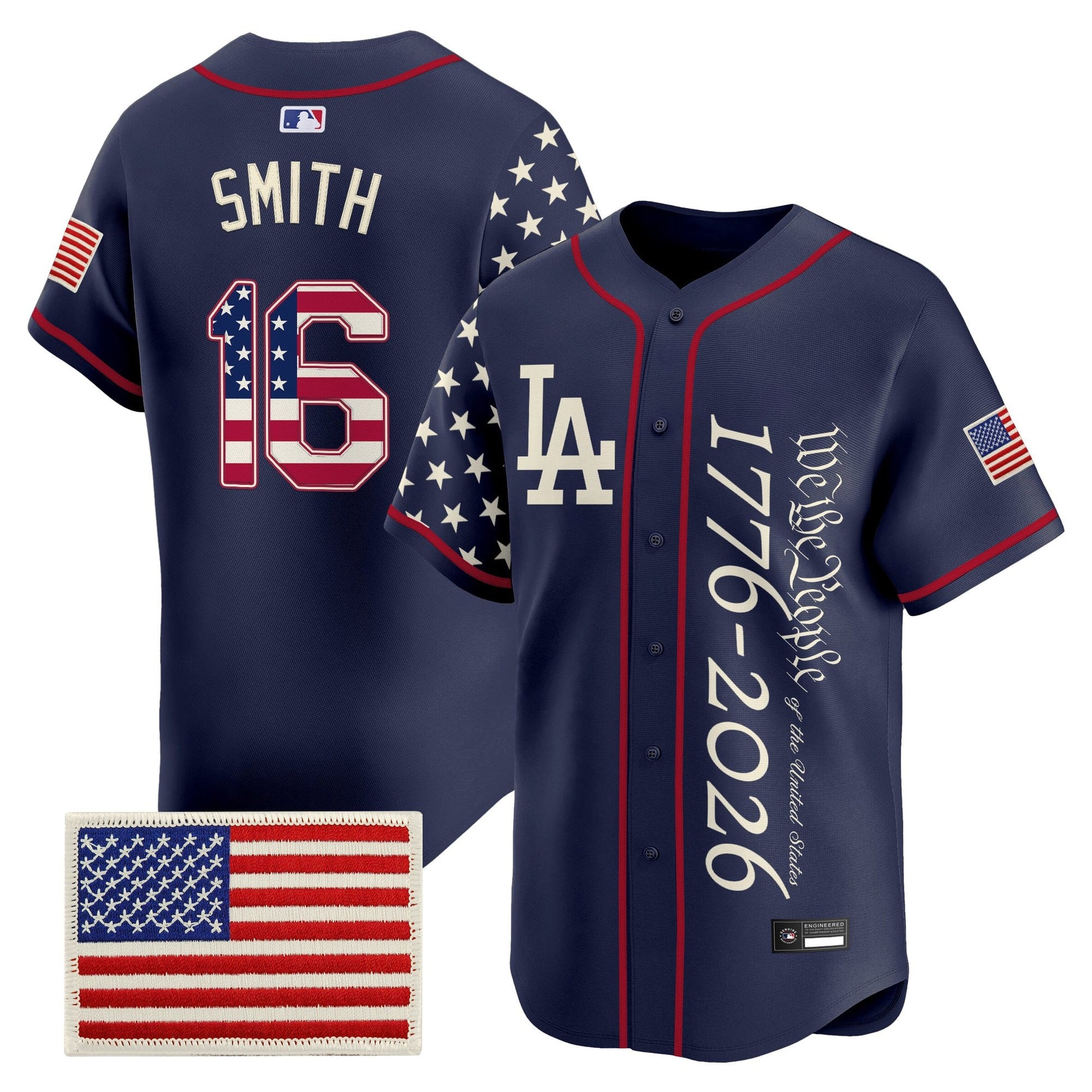 Los Angeles Dodgers "America 250 Edition" Vapor Premier Limited Jersey V2 - Stitched
