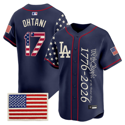 Los Angeles Dodgers "America 250 Edition" Vapor Premier Limited Jersey V2 - Stitched