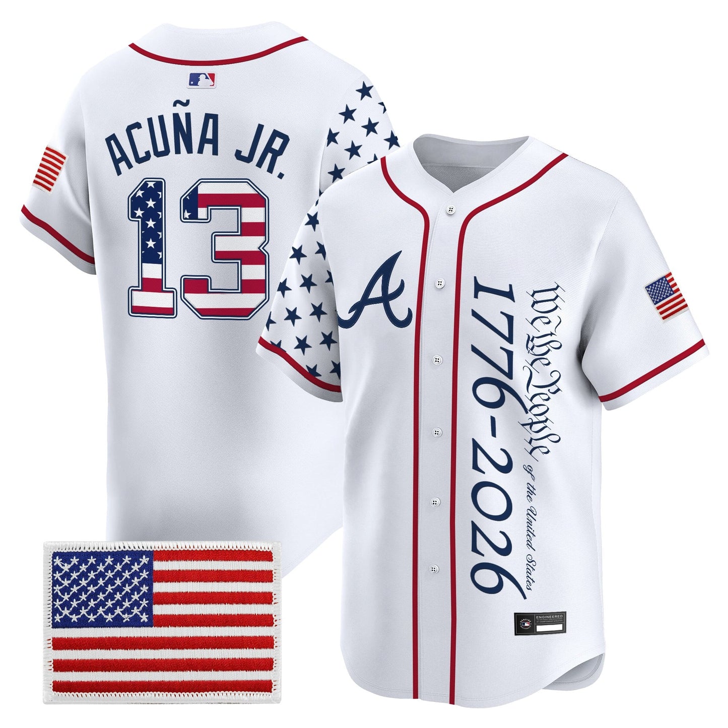 Atlanta Braves "America 250 Edition" Vapor Premier Limited Jersey V2 - Stitched
