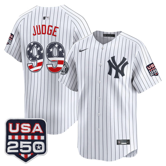 Men's New York Yankees USA 250 Fourth of July Vapor Premier Limited Jersey - All Stitched