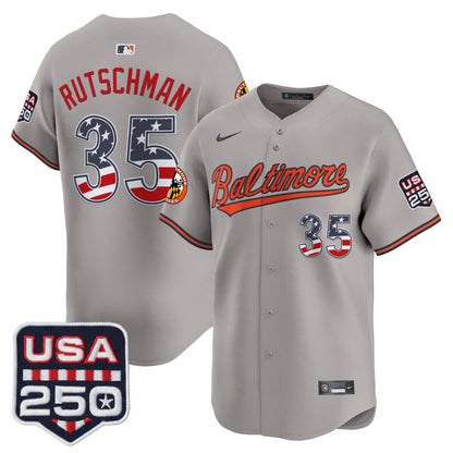 Baltimore Orioles USA 250 Fourth of July Vapor Premier Limited Jersey - All Stitched