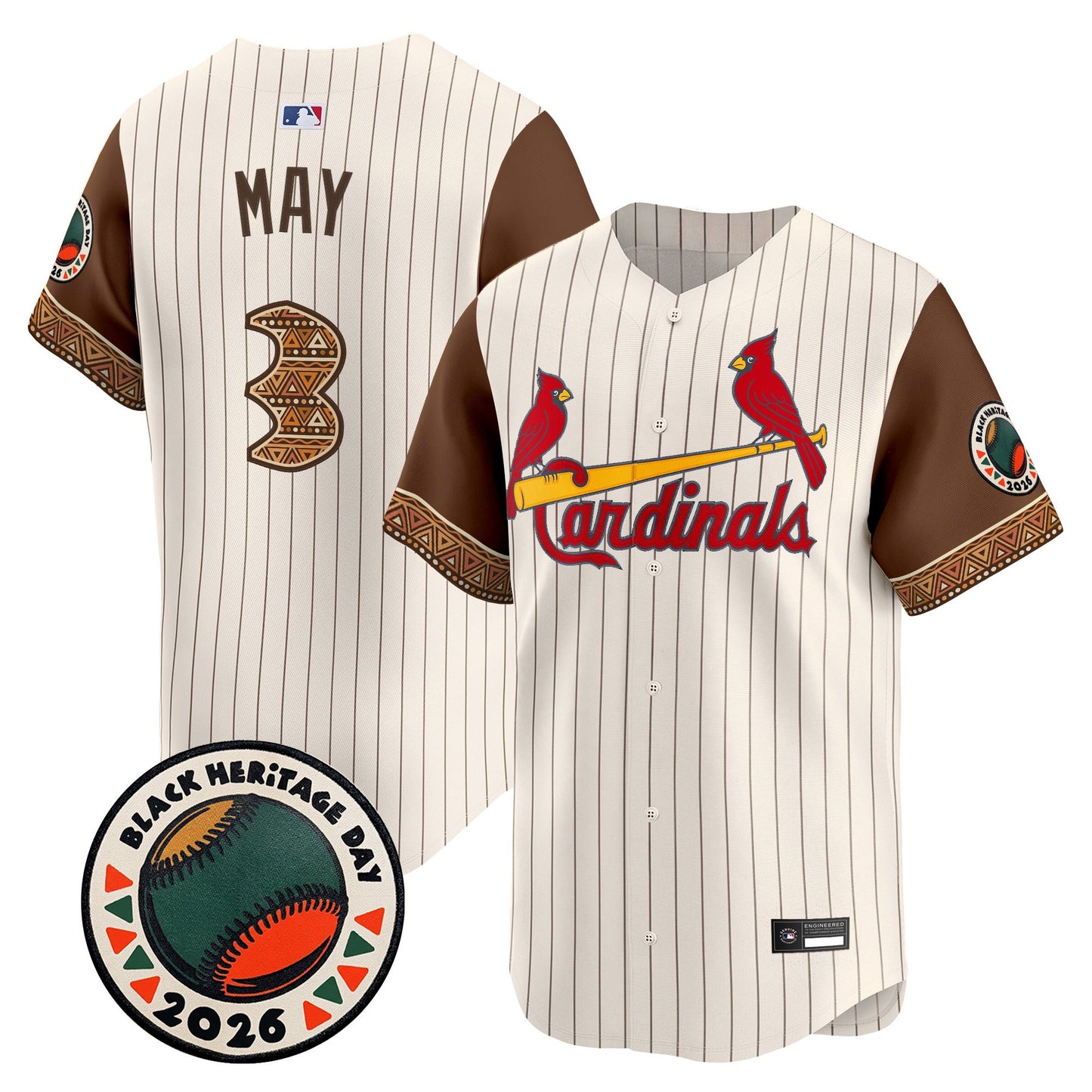 St. Louis Cardinals 2026 Black Heritage Day Vapor Premier Limited Jersey - Stitched