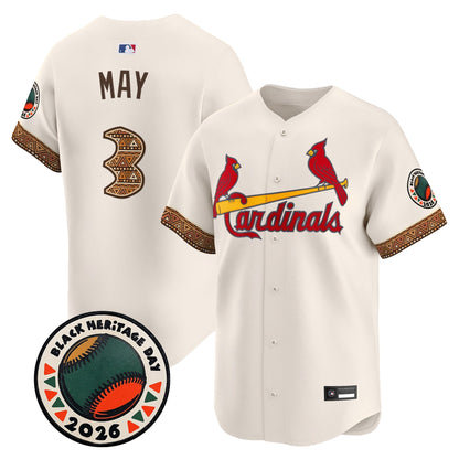 St. Louis Cardinals 2026 Black Heritage Day Vapor Premier Limited Jersey - Stitched