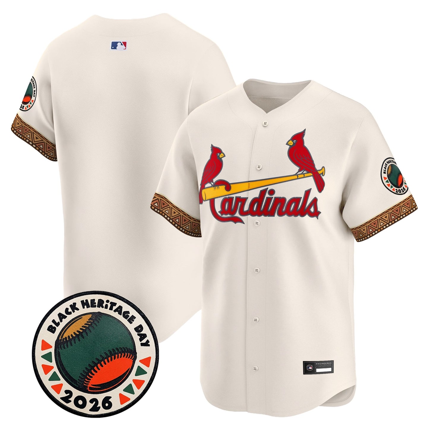 St. Louis Cardinals 2026 Black Heritage Day Vapor Premier Limited Jersey - Stitched