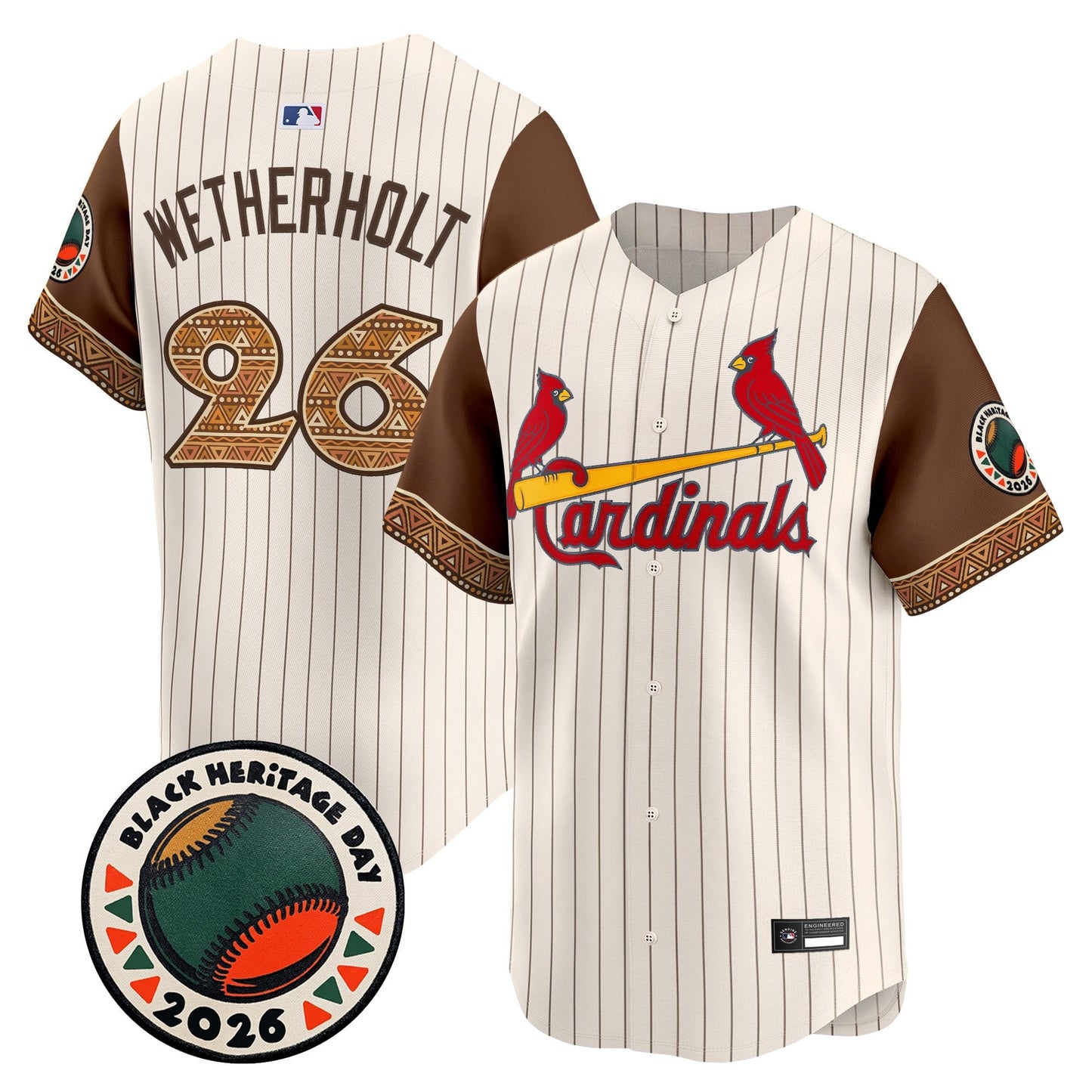 St. Louis Cardinals 2026 Black Heritage Day Vapor Premier Limited Jersey - Stitched