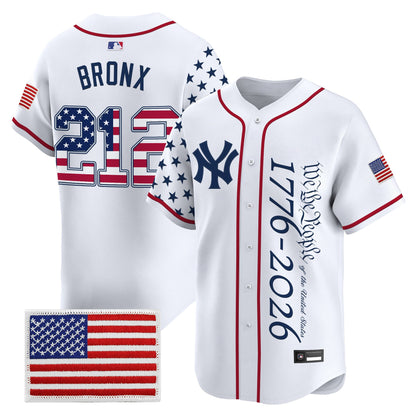 Men's Yankees "America 250 Edition" Vapor Premier Limited Jersey V3 - All Stitched