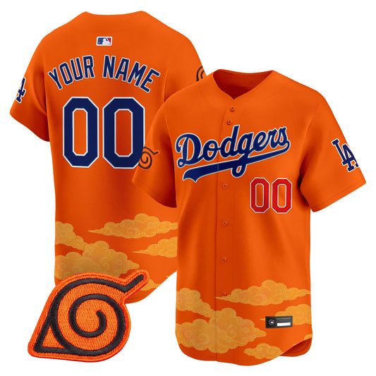 Los Angeles Dodgers x Naruto Vapor Premier Limited Custom Jersey - Stitched