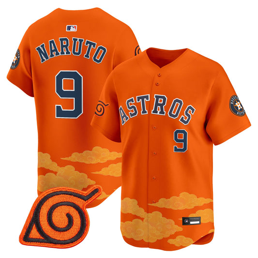 Houston Astros x Naruto Vapor Premier Limited Jersey - Stitched