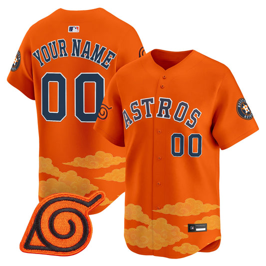 Houston Astros x Naruto Vapor Premier Limited Custom Jersey - Stitched