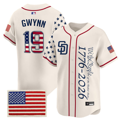 Men's San Diego Padres "America250 Edition" Vapor Premier Limited Jersey V2 - All Stitched