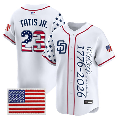 Men's San Diego Padres "America250 Edition" Vapor Premier Limited Jersey V2 - All Stitched