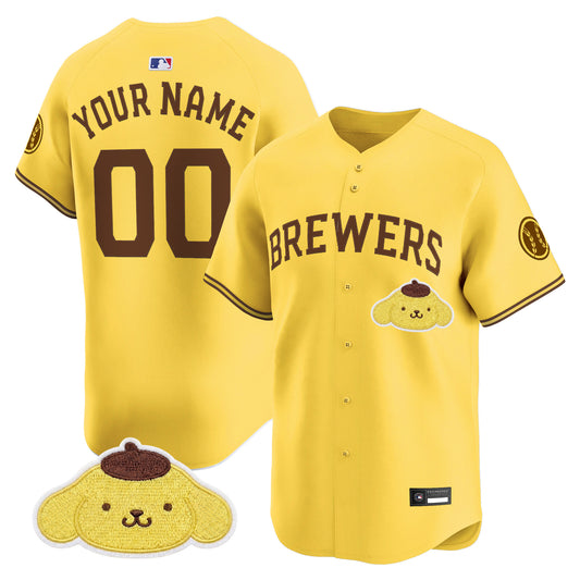 Milwaukee Brewers x Sanrio Friends Vapor Premier Limited Custom Jersey - All Stitched