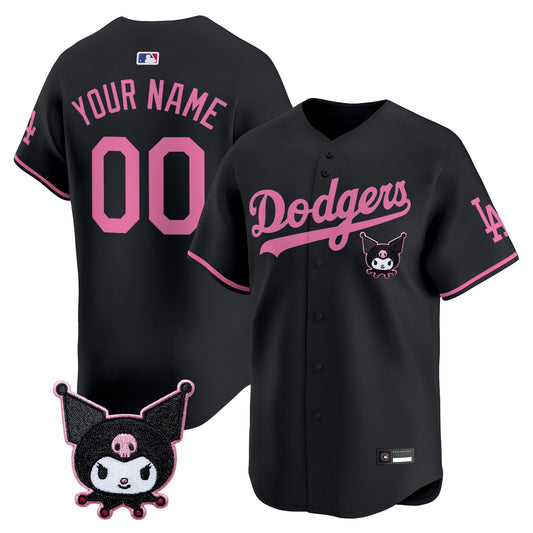 Los Angeles Dodgers x Kuromi Vapor Premier Limited Custom Jersey - All Stitched