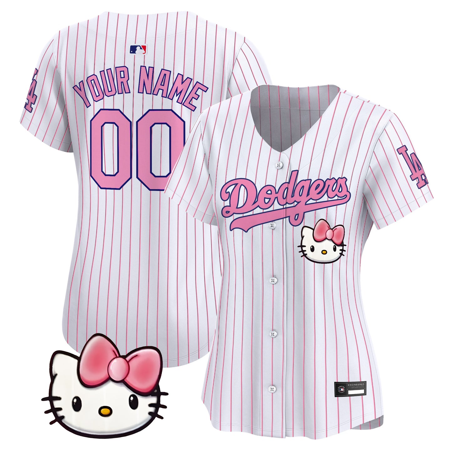 Los Angeles Dodgers x Sanrio Friends Vapor Premier Limited Custom Jersey - All Stitched