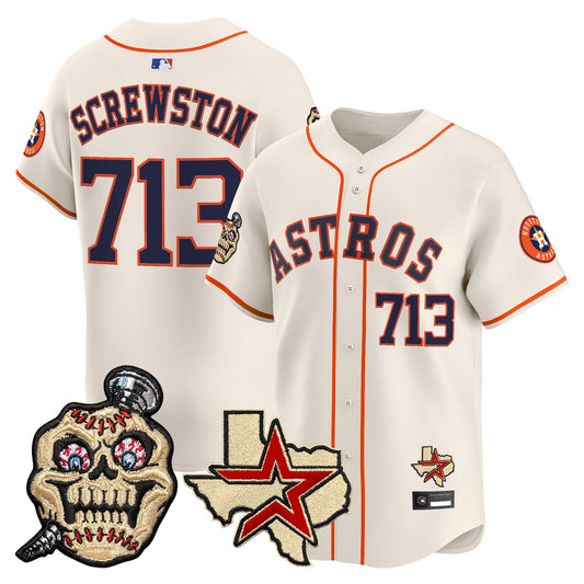 Houston Astros Screwed Up Click Vapor Premier Limited Jersey - All Stitched