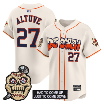 Houston Astros Screwed Up Click Vapor Premier Limited Jersey V2 - All Stitched