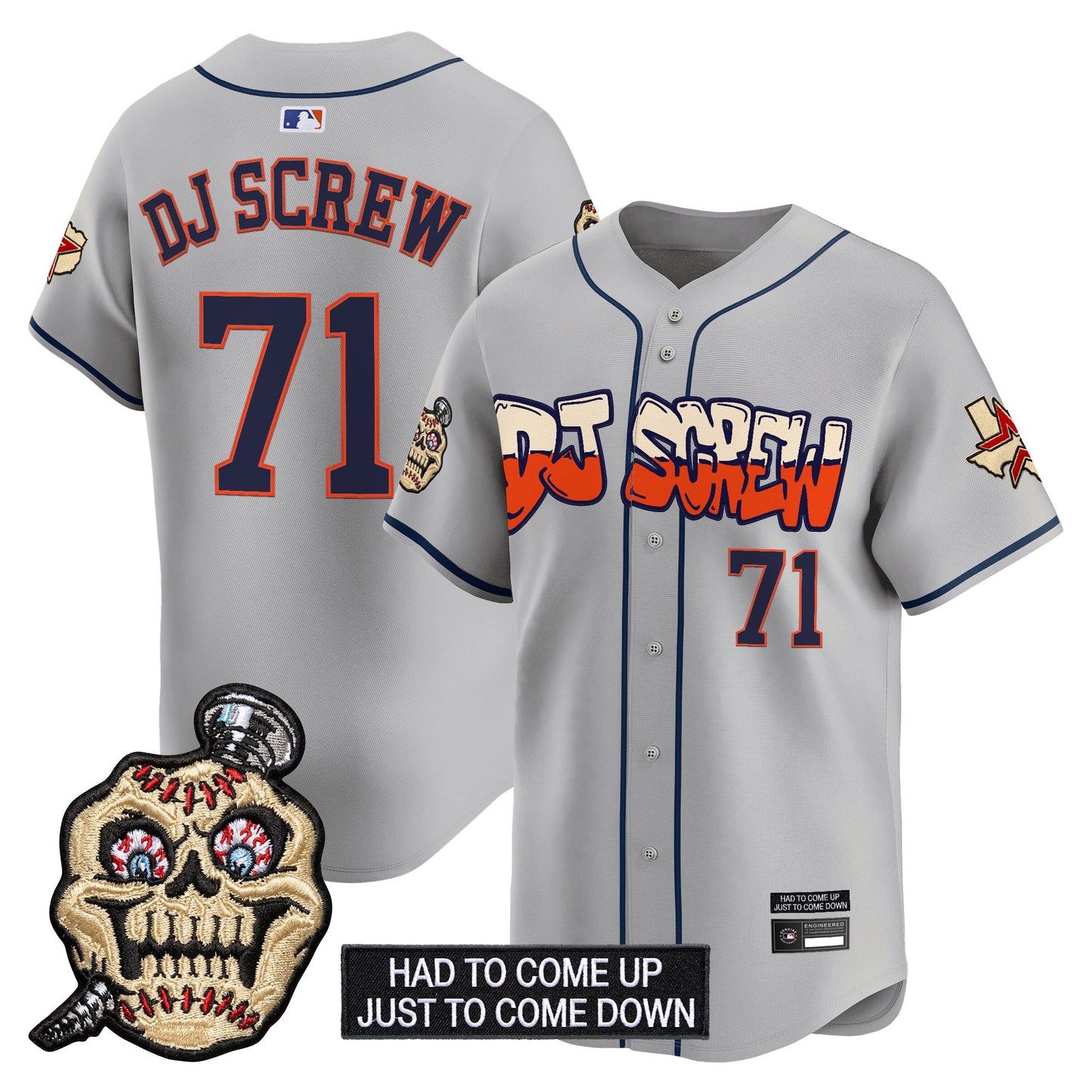 Houston Astros Screwed Up Click Vapor Premier Limited Jersey V2 - All Stitched