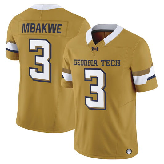 Men's Georgia Tech Yellow Jackets 2026 Vapor Limited Jersey - All stitched