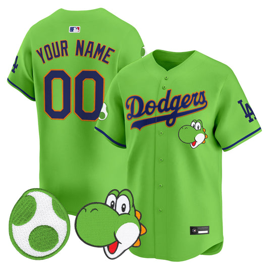 Los Angeles Dodgers x Yoshi Vapor Premier Limited Custom Jersey - All Stitched