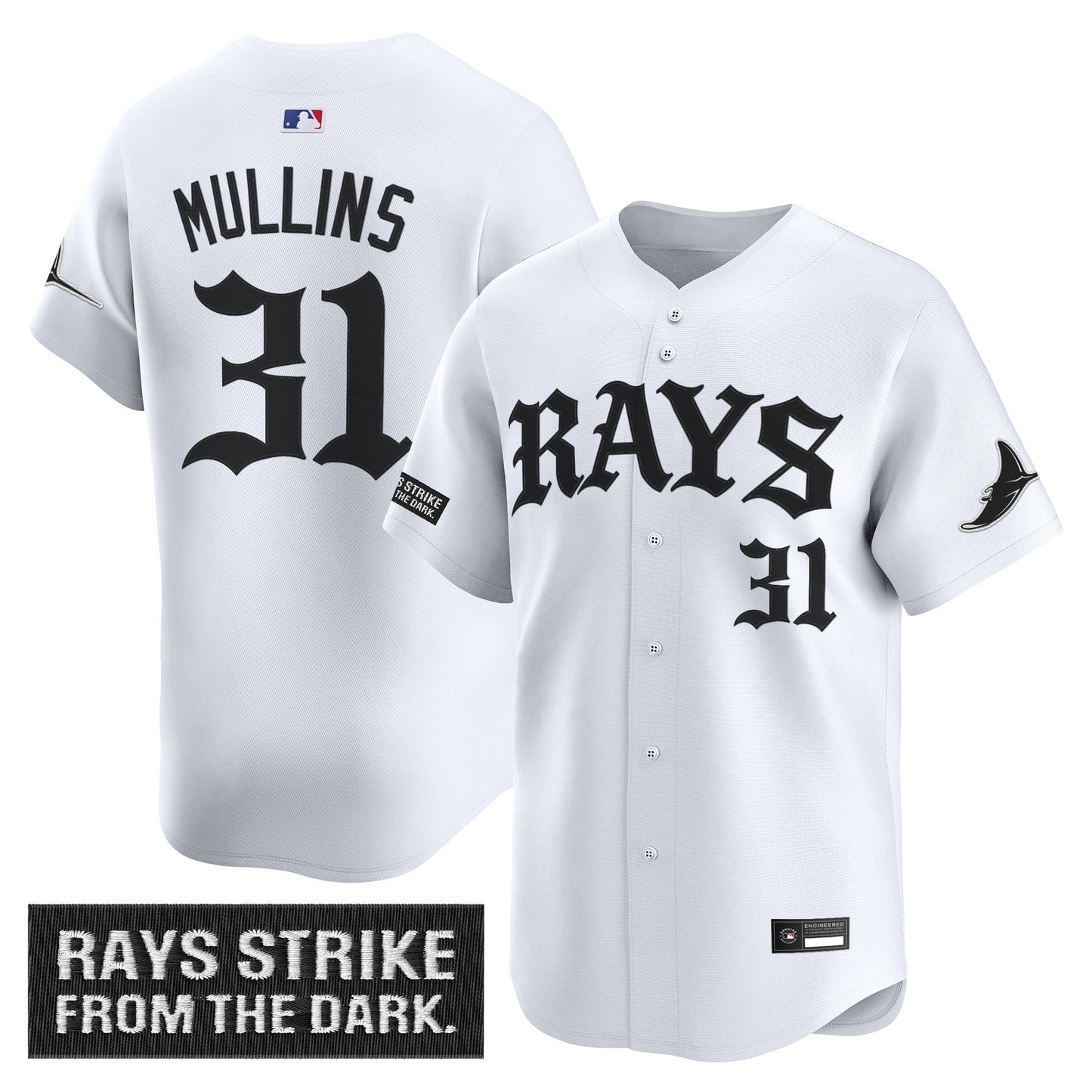 Tampa Bay Rays 'Old English Edition' Vapor Premier Limited Jersey - All Stitched