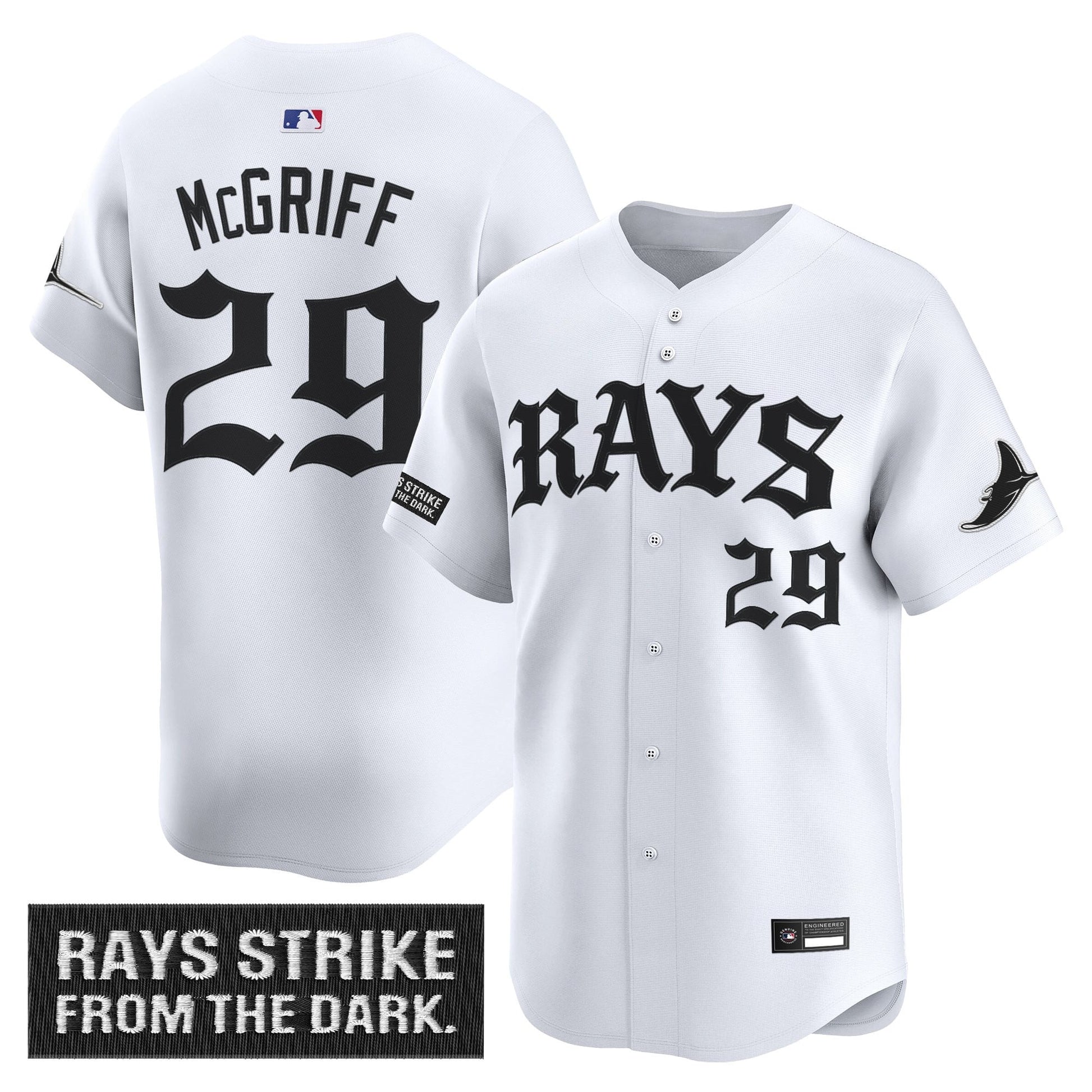 Tampa Bay Rays 'Old English Edition' Vapor Premier Limited Jersey - All Stitched