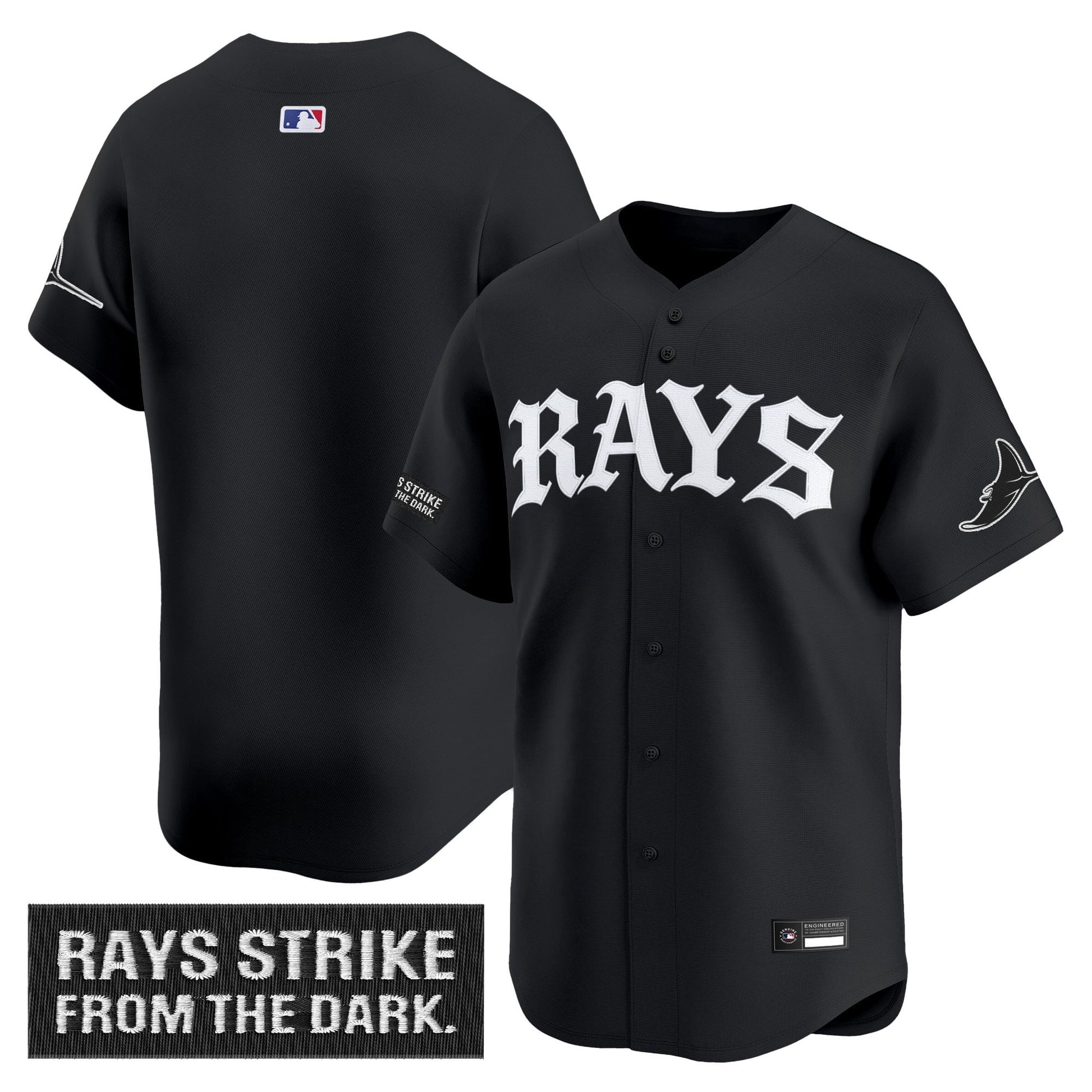 Tampa Bay Rays 'Old English Edition' Vapor Premier Limited Jersey - All Stitched
