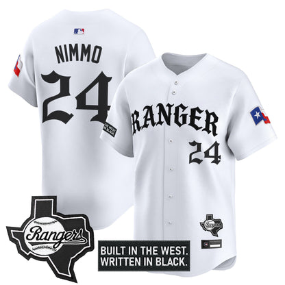  Texas Rangers 'Old English Edition' Vapor Premier Limited Jersey - All Stitched
